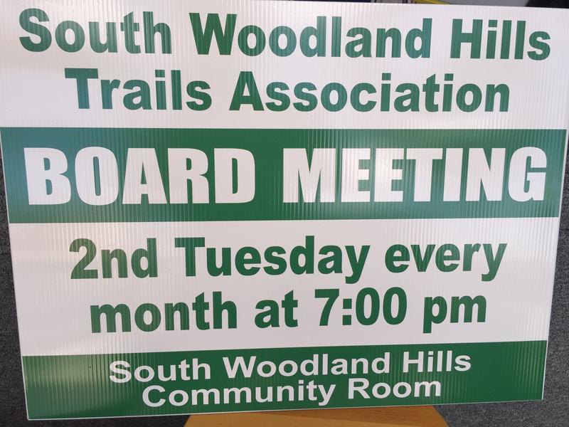 Woodland Hills Trails Association Meeting