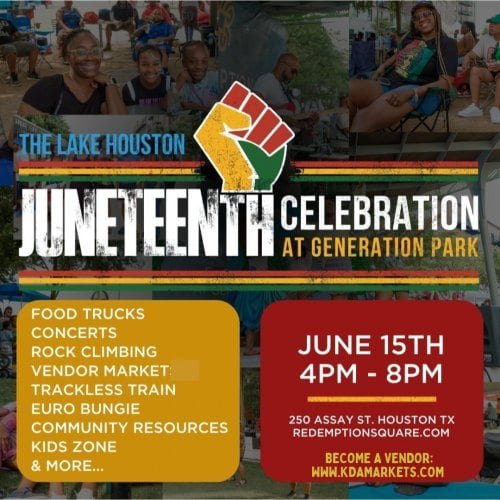 The Lake Houston Juneteenth Celebration at Generation Park