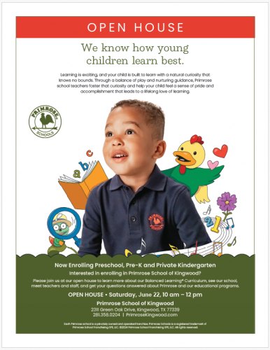 Primrose School of Kingwood Open House