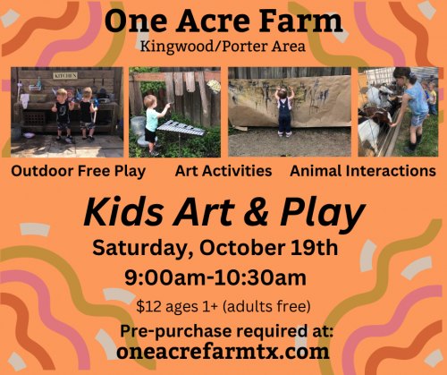 Kids Art & Play at One Acre Farm