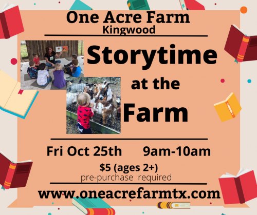 Storytime at One Acre Farm