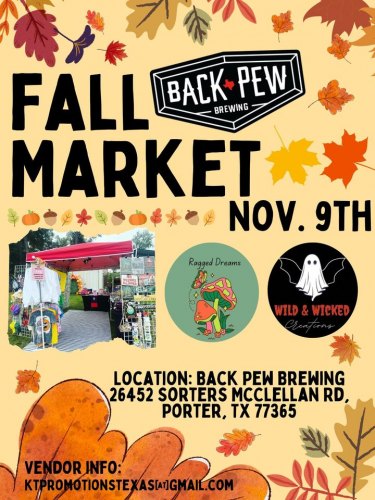 Fall Harvest Market at Back Pew Brewery