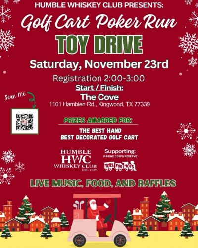 Golf Cart Poker Run Toy Drive at The Cove on Hamblen