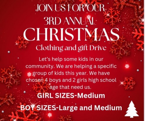 Christmas Clothing and Gift Drive