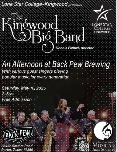 Kingwood Big Band at Back Pew Brewery Presented by Lone Star College