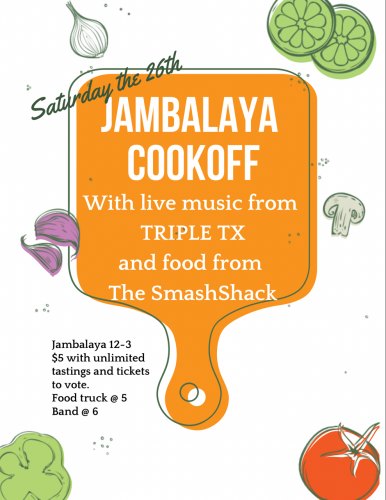 Inaugural Jambalaya Cook Off at The Cove on Hamblen
