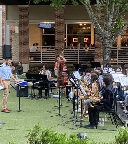 Kingwood High School Jazz Band on The Green