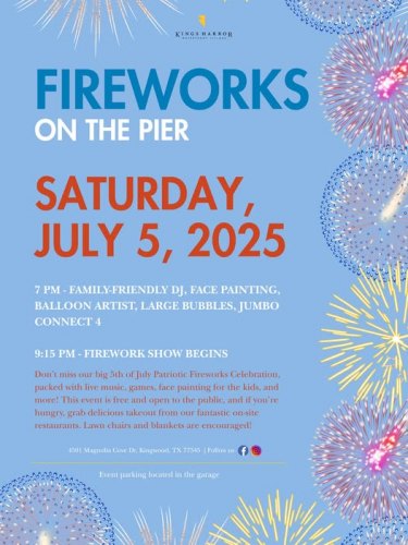 Firework Event at Kings Harbor Waterfront Village