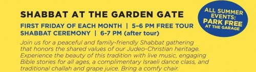 Shabbat At The Garden Gate of The Holocaust Garden of Hope