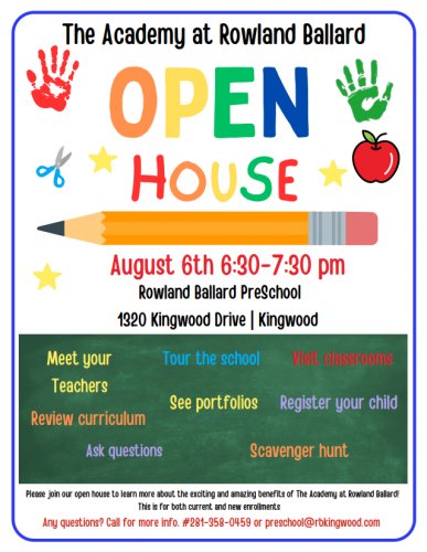 The Academy at Rowland Ballard • Open House