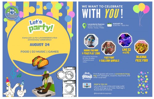 Lavanderia's First Anniversary Celebration