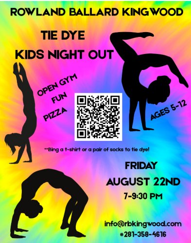 Tie Dye • Kids Night Out • Rowland's Kingwood