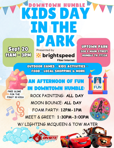 Kids Day In The Park at Downtown Humble