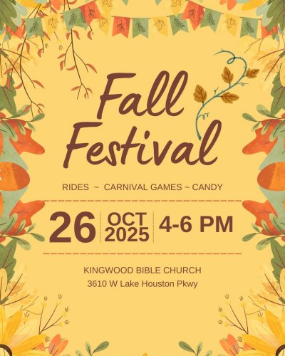 Kingwood Bible Church Fall Festival
