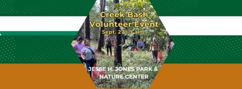 Creek Bash Volunteer at Jesse Jones Park
