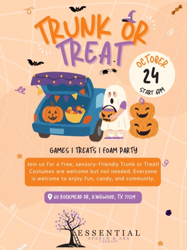 Sensory Friendly Trunk or Treat & Foam Party