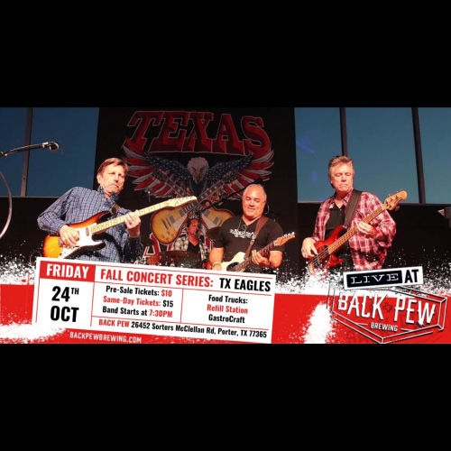 TX Eagles - Eagles Tribute Concert at Back Pew Brewery