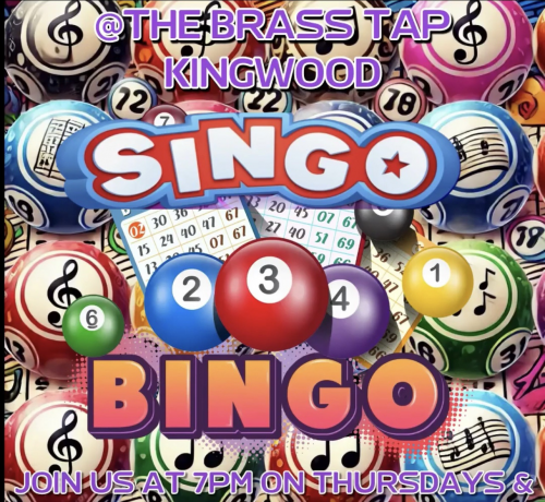 Singo Bingo + Queen of Hearts Game at The Brass Tap