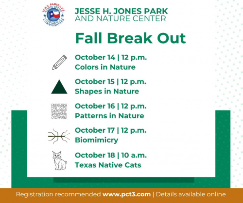 Jesse Jones Fall Break Out Events