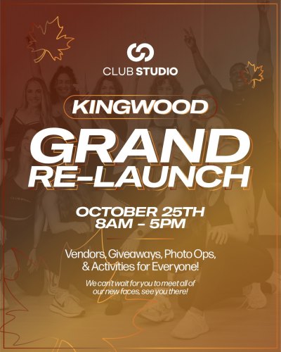 Club Studio Kingwood Grand Re-Launch
