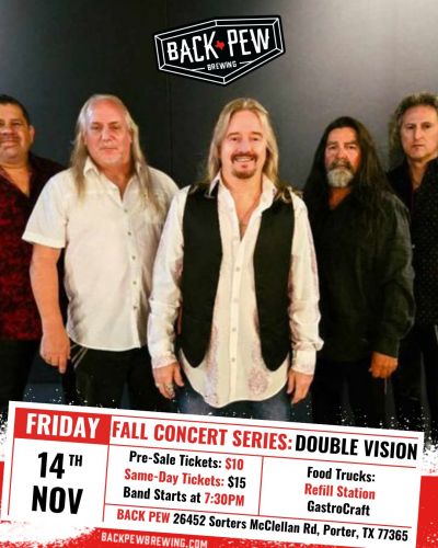 Double Vision live at Back Pew Brewery