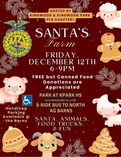Santa's Farm - Hosted by Kingwood & Kingwood Park FFA Chapters