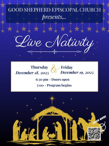 Live Nativity at Good Shepherd