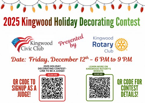 Annual Kingwood Holiday Decorating Contest