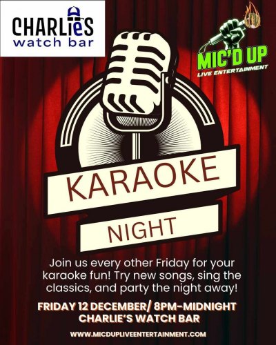 Karaoke Night at Charlie's Watch Bar
