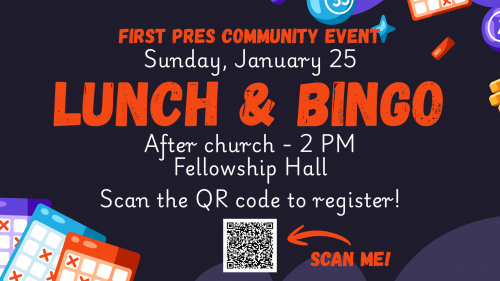 First Pres Kingwood Bingo!