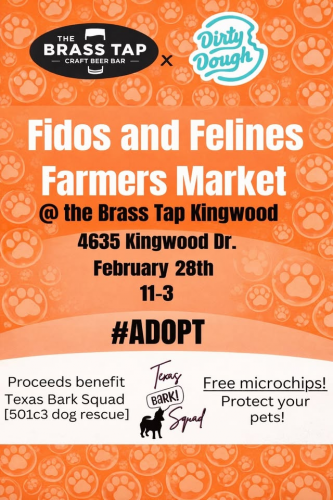 Fidos & Felines Farmers Market at The Brass Tap