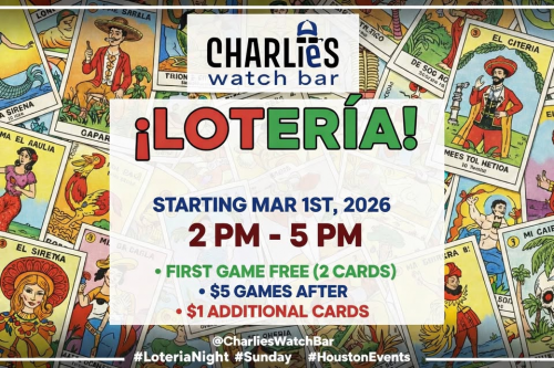 Lotería At Charlie's Watch Bar
