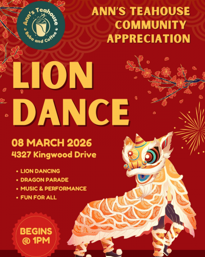 Ann's Teahouse Community Appreciation Lion Dance Celebration