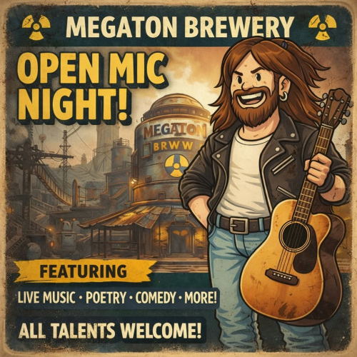 Open Mic Night at Megaton Brewery