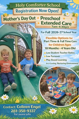 Holy Comforter Lutheran Church and School Registration