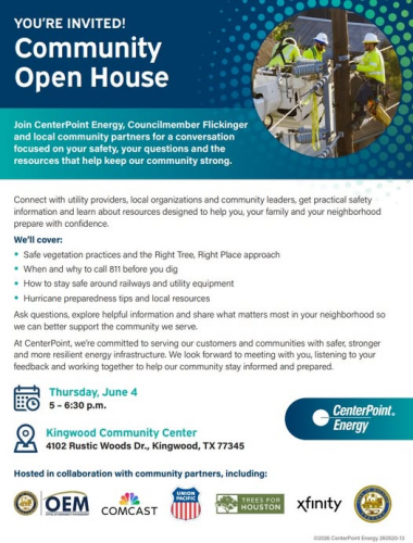 Community Open House with Fred Flickinger