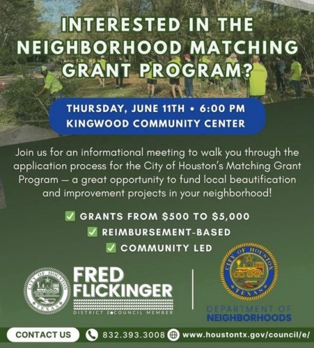 Neighborhood Matching Grant Program Meeting