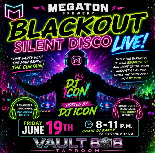 Blackout Silent Disco LIVE! at Megaton Brewery