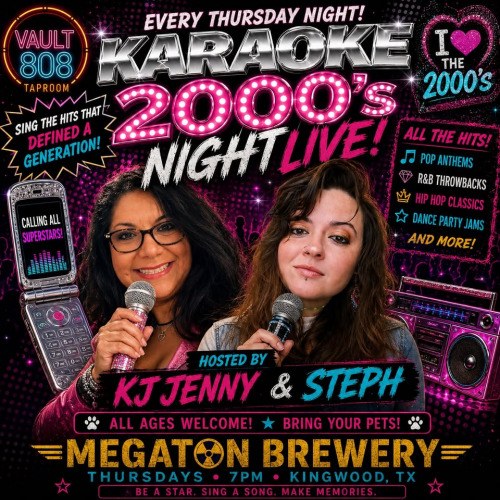 Kingwood Karaoke 2000's Night LIVE!