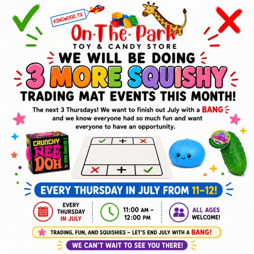 Squishy Trading Event at On The Park Toys & Candy