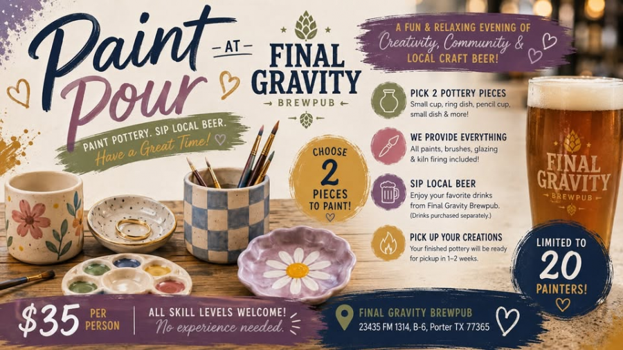 Pottery Painting at Final Gravity BrewPub