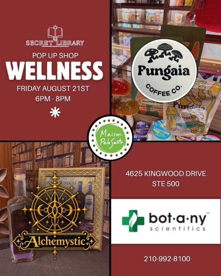 Wellness Pop-Up Shop at Secret Library