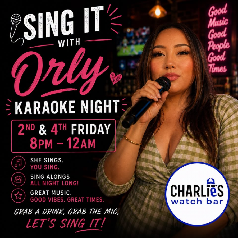 Singing with Orly at Charlie's Watch Bar