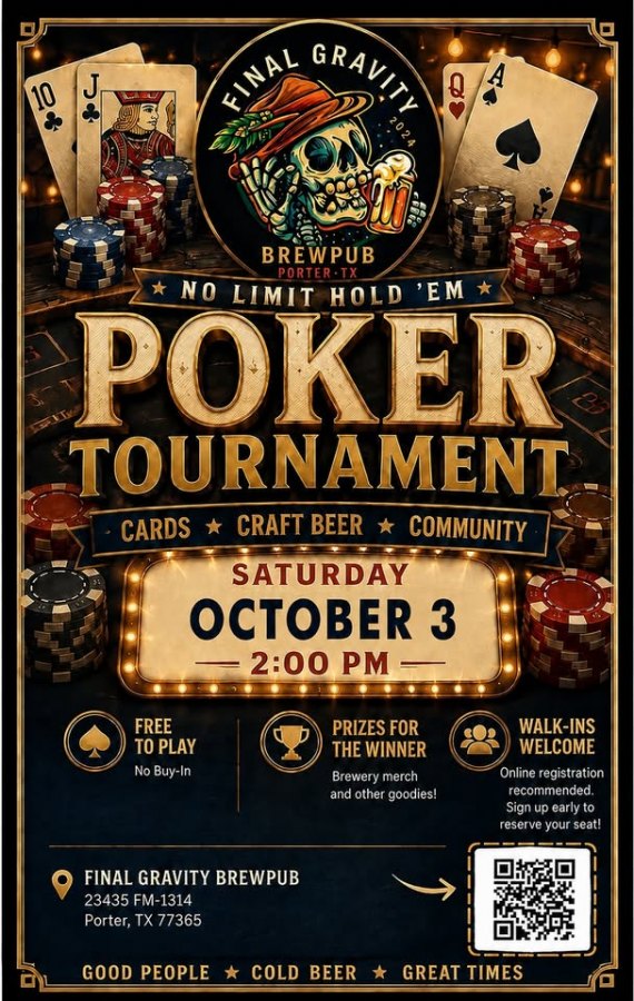 Poker Tournament at Final Gravity BrewPub