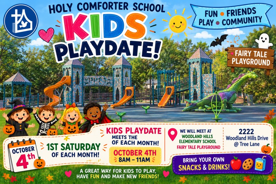 Playdate at the Playground with Holy Comforter Lutheran School