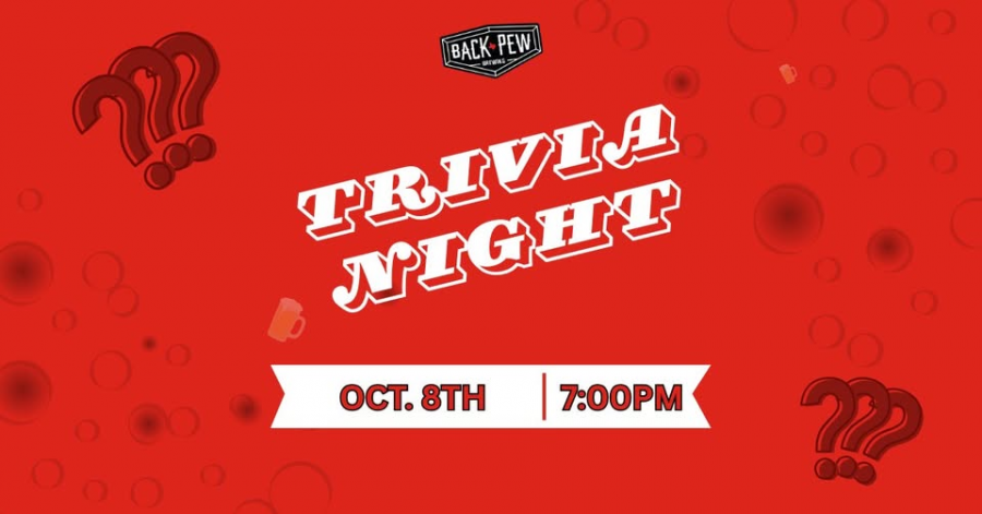 Trivia Night at Back Pew Brewery!
