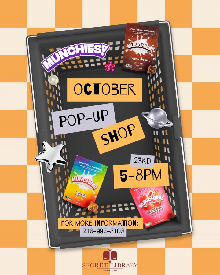 Secret library X Munchies Pop Up Shop