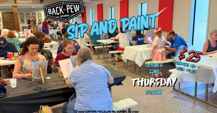 Sip and Paint Night at Back Pew