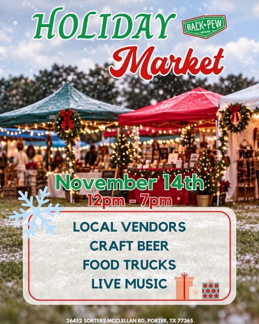 Holiday Market at Back Pew