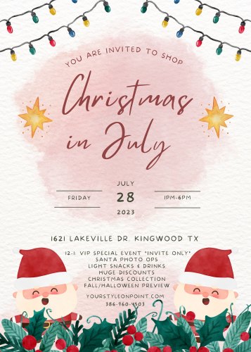 Christmas in July!